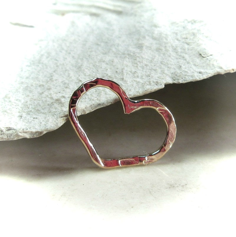 Shapes Hearts 8x11, 1mm, Choose Your Texture and Metal