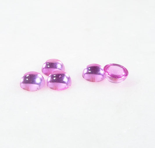 Pink Sapphire Gemstone Lab Created Choose Your Size