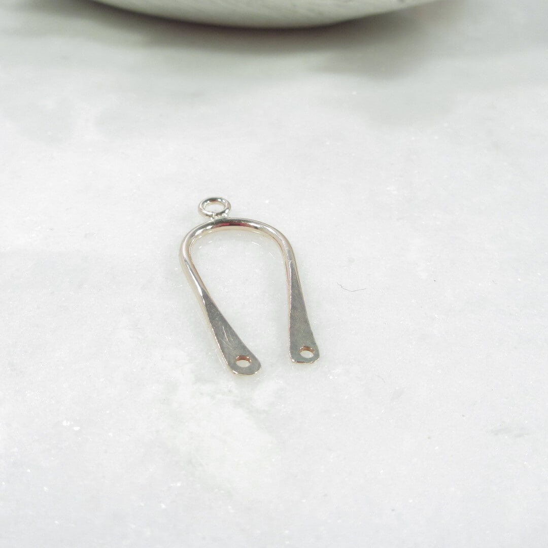 Earring Dangle - Long U Shape, Choose Your Metal