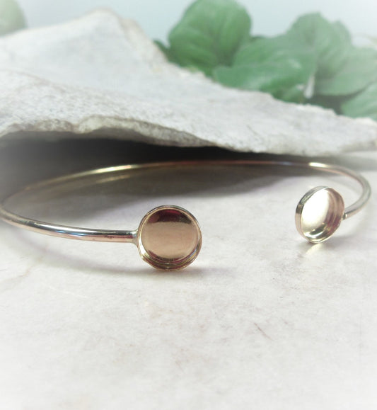 bezel cup bracelet setting