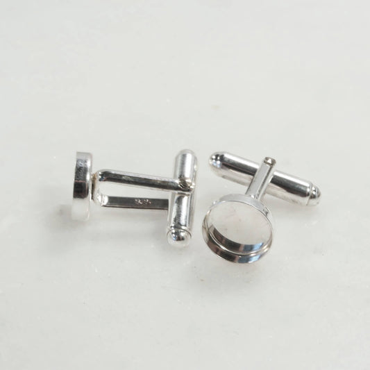 Bezel Cup Cuff Links