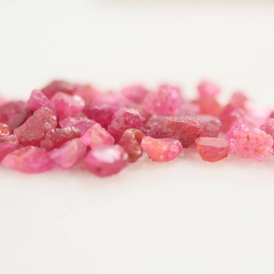 Raw Gemstone Natural 4-6mm Pink Sapphire