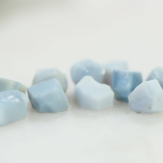 Raw Gemstone Natural 4-6mm Blue Opal