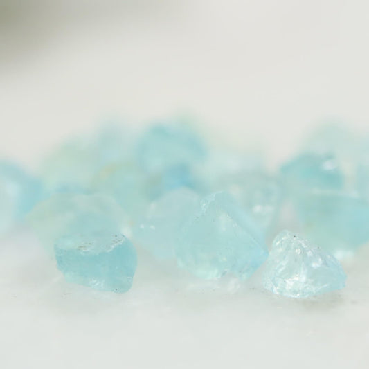 Raw Gemstone Natural 4-6mm Aquamarine