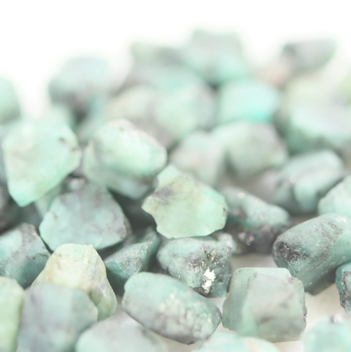 Raw Gemstone Natural 6-8mm Emerald