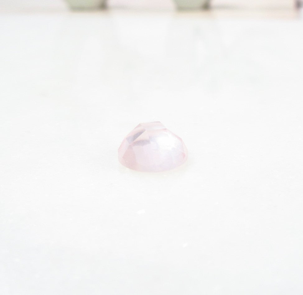 Rose Quartz Faceted Gemstone Natural Choose Your Size